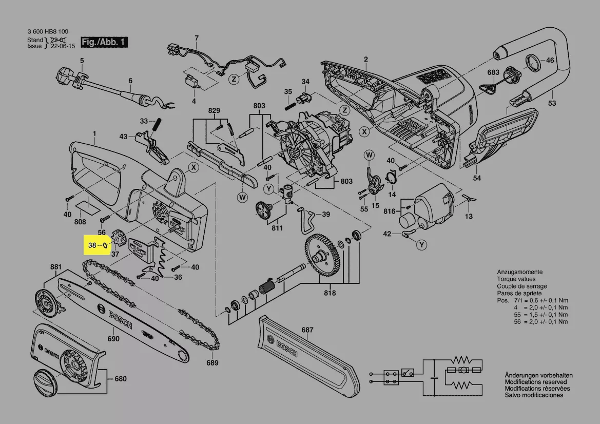 Circlips réf. 2 916 650 001 BOSCH